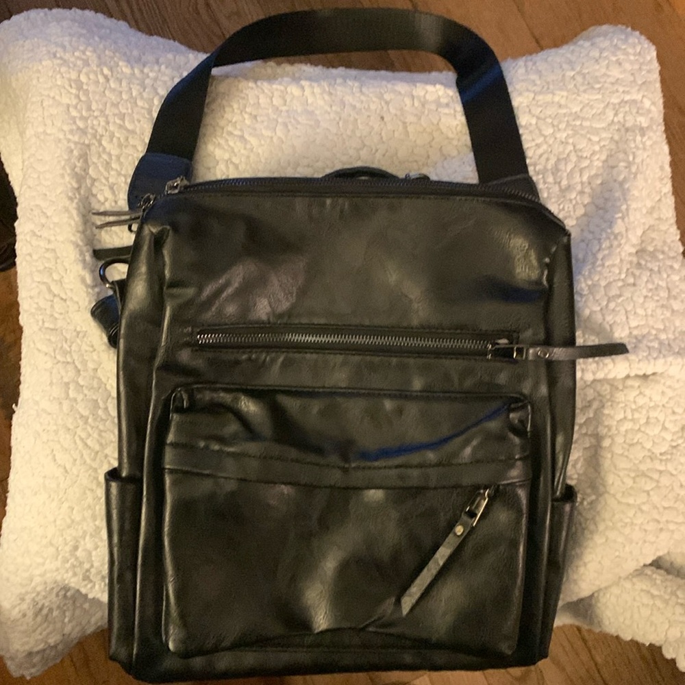 Women’s backpack purse brand new never used black